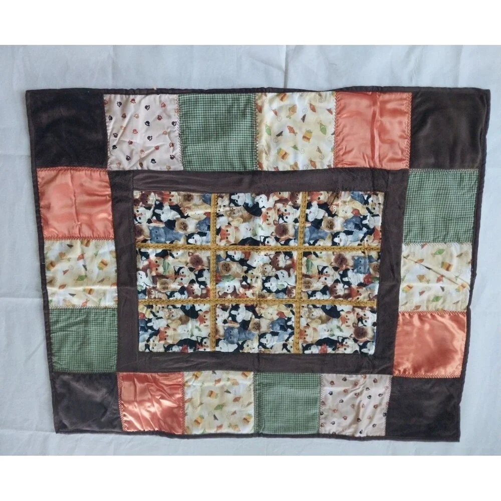 Handmade New Pet Cat Lover Patchwork Quilt/Throw 35